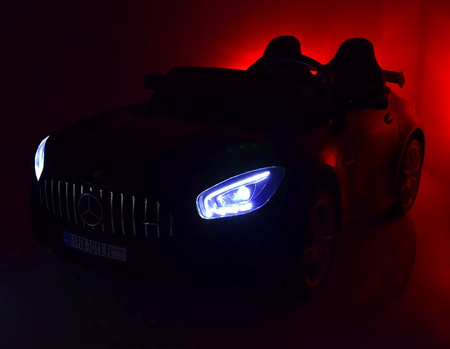 MERCEDES DWUOSOBOWY GT R 4x4,  MIĘKKIE KOŁA EVA, MIĘKKIE SIEDZENIE  FULL OPCJA, LAKIER/HL289