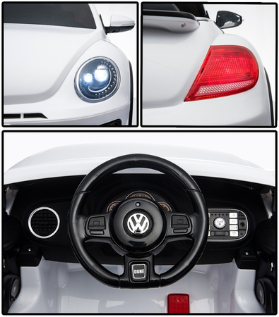VW BEETLE,  MIĘKKIE SIEDZENIE , MIEKKIE KOŁA, SYSTEM ESW, RADIO FM, BLUETOOTH, ŚWIATŁA AWARYJNE /S303