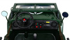 Autko Wojskowe Retro dla 3 dzieci Zielony Jeep Willys