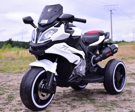 DUŻY MOTOR ŚCIGACZ  STRONG 2 EXCLUSIVE, ŚWIECĄCE KOŁA/HLX2018