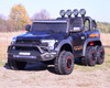 MEGA JEEP WORKS SIX 4X4, 2 X 12V MĘKKIE KOŁA, MIĘKKIE SIEDZENIE/JC003