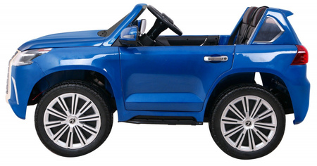 Lexus LX570 Lakierowane Autko dla 2 dzieci Niebieski  SUV + Pilot