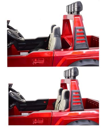 AUTO NA AKUMULATOR ORYGINALNY FORD SUPER DUTY 4X4,24V,LAKIER WALIZKA, PRZESUWANE SIEDZENIE/SX2088