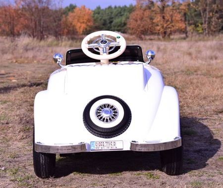 MERCEDES  RETRO TYP 540K DLA DZIECKA I DLA RODZICA, MIĘKKIE KOŁA EVA, MIĘKKIE SIEDZENIE,  FULL OPCJA/A200