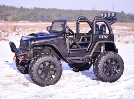 JEEP NA AKUMULATOR BROTHERS , WSPOMAGANIE KIEROWNICY, MIĘKKIE KOŁA, MIĘKKIE SIEDZENIE 24V - 400W/JEEP-JC-666