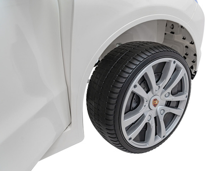 Porsche Cayenne S na akumulator dla dzieci Lakier Biały SUV + Pilot