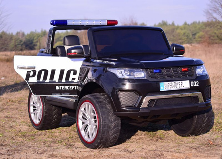 JEEP POLICJA 4X4 Z  AMORTYZATORAMI, PILOT,  REDUKTOR/ XMX-601-1
