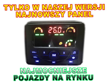 MEGA BUGGY CLASH DLA 2 DZIECI, 4 SILNIK - 800W, 24, MIĘKKIE PRZESUWANE SIEDZENIE,  WALIZKA NA AKUMULATOR,/SX-1928