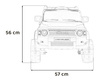 Pojazd Toyota Land Cruiser PRADO Czerwony