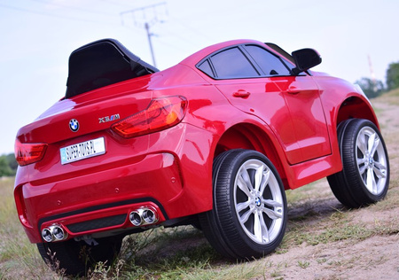 ORYGINALNE BMW X6M   W NAJLEPSZEJ WERSJI, MIĘKKIE SIEDZENIE, PILOT 2.4 GHZ, LAKIER/ 2199