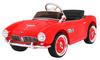 Autko BMW 507 Retro elektryczne dla dzieci Czerwony Roadster