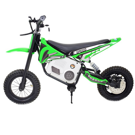 REWELACYJNY  MOTOR CROSSOWY SPEED   POMPOWANE KOŁA, STALOWA RAMA 36V/A9901