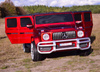 MERCEDES G63 AMG DLA 2 DZIECI, 24V, 4X4, MIĘKKIE KOŁA EVA, MIĘKKIE SIEDZENIE, LAKIER POLEROWANY FULL OPCJA/S-307