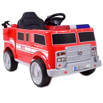 STRAŻ POŻARNA NA AKUMULATOR  Z GAŚNICĄ I KOGUTAMI/P17