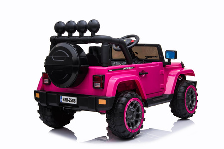 MEGA JEEP  FULLTIME, NAPĘD 4X4,  1X12V ,WOLNY START/ MIĘKKIE KOŁA,  FUNKCJA BUJANIAEXCLUSIVE/7588