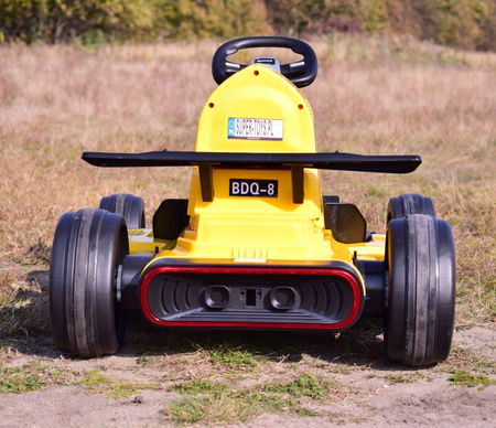 SZYBKI GOKART FANCY NA AKUMULATOR 12V, REGULOWANA  - ROZSUWANA RAMA,  SUPER ZABAWA\BDQ-8