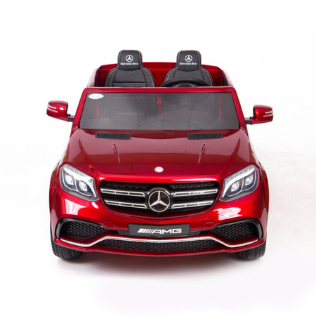 MERCEDES GLS 63,  4 SILNIKI, 2X12 V, MIĘKKIE KOŁA, MIĘKKIE SIEDZENIE DLA 2 DZIECI/HL228