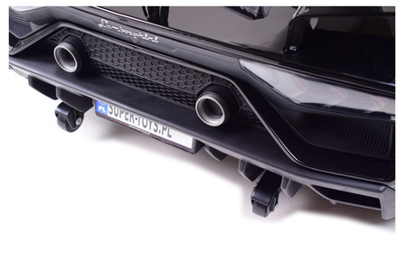 LICENCJONOWANY LAMBORGHINI AVENTADOR SVJ DLA 2 DZIECI FUNKCJA DRIFTU - LAKIER SUPER JAKOŚĆ, MIĘKKIE SIEDZENIE, MIĘKKIE KOŁA/SX2028