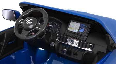 Lexus LX570 Lakierowane Autko dla 2 dzieci Niebieski  SUV + Pilot