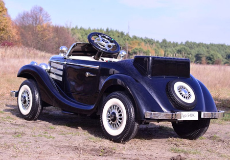 MERCEDES  RETRO TYP 540K DLA DZIECKA I DLA RODZICA, MIĘKKIE KOŁA EVA, MIĘKKIE SIEDZENIE,  FULL OPCJA/A200
