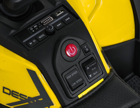 Pojazd Quad ATV Robust 01 Żółty