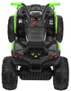 Quad ATV na akumulator dla dzieci Czarno-zielony + Koła EVA + Radio MP3 + LED + Wolny Start
