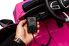 Auto Na Akumulator Dodge Charger Policyjny Różowy