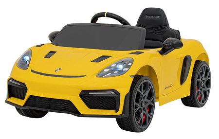Pojazd Porsche Spyder RS 718 Żółty samochód sportowy