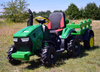 MEGA TRAKTOR Z PRZYCZEPĄ, KOŁA POMPOWANE, MIĘKKIE SIEDZENIE, PILOT, NOWOCZESNY PANEL, FUNKCJA BUJANIA/TT990D