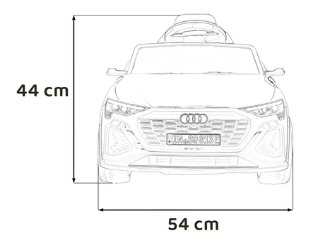 Pojazd Audi SQ8 Żółty