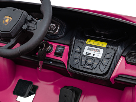 Pojazd Lamborghini Revuelto XL STRONG Różowy