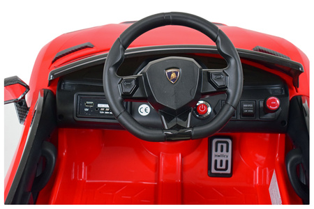 ORYGINALNE LAMBORGHINI AVENTADOR - WERSJA KARBON -  MIĘKKIE KOŁA, MIĘKKIE SIEDZENIE, SUPER JAKOŚĆ/SX2018
