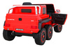 Mercedes G63 AMG Autko na akumulator Czerwony + Pilot + 6 kół EVA + Wolny Start + MP3 LED