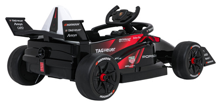 Pojazd Bolid Formuły E Porsche Czerwony