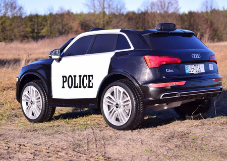 AUDI Q5 POLICJA , MIĘKKIE KOŁA, MIĘKKIE SIEDZENIE, RADIO FM, BLUETOOTH -  PEŁNA OPCJA/S305