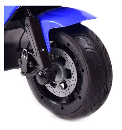 WIELKI  MOTOR ŚCIGACZ, MIĘKKIE KOŁA EVA, MIĘKKIE SIEDZENIE STRONG 2 EXCLUSIVE/NEL-1300