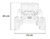 Buggy UTV 2000M Racing Auto na akumulator Biały + MP3 Dźwięki Światła + Pilot + Wolny Start
