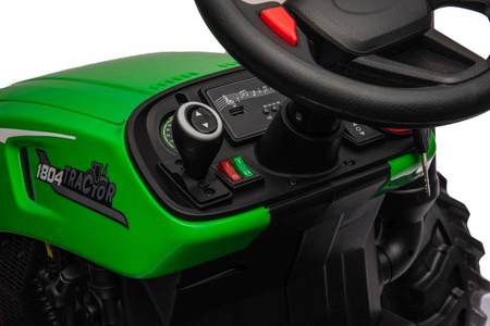 OLBRZYMI TRAKTOR 24 V Z PRZYCZEPĄ I ELEKTRYCZNIE PODNOSZONYM KIPREM SUPER JAKOŚĆ/HC306