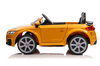 Pojazd Na Akumulator Audi TT RS Żółte