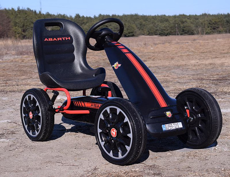 WIELKI LICENCJONOWANY  GOKART  FIAT ABARTH KOŁA EVA JAKOŚĆ /PB9388A