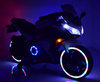 MEGA MOTOR ŚCIGACZ STRONG 2 EXCLUSIVE, ŚWIECĄCE KOŁA, GAZ W MANETCE, HAMULEC/DLS07