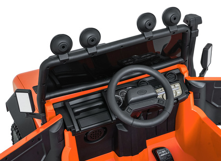 Pojazd Land Rover Defender 110 SVX Concept Pomarańczowy