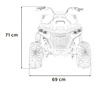 Pojazd Quad Fast Wheel Niebieski