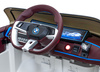 Autko BMW i4 na akumulator dla dzieci Biały + Wolny Start + EVA + Ekoskóra + Audio LED + Pilot