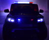 JEEP POLICJA 4X4 Z  AMORTYZATORAMI, PILOT,  REDUKTOR/ XMX-601-1