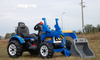 MOCNY TRAKTOR Z ŁYŻKĄ KINGDOM 12V  DWIE PRĘDKOŚCI/JS328A