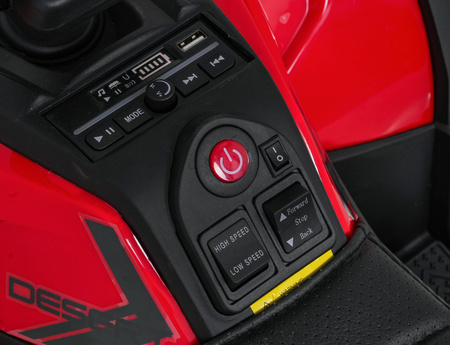 Pojazd Quad ATV Robust 01 Czerwony