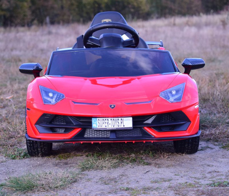 ORYGINALNE LAMBORGHINI AVENTADOR - WERSJA KARBON -  MIĘKKIE KOŁA, MIĘKKIE SIEDZENIE, SUPER JAKOŚĆ/SX2018