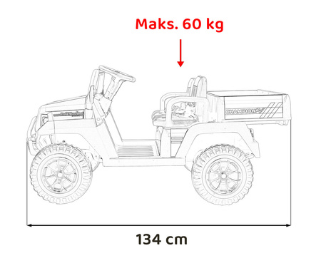 Pojazd Pick-Up Champion Zielony, terenowy samochodzik