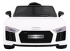 Audi R8 Spyder na akumulator Biały + Pilot
